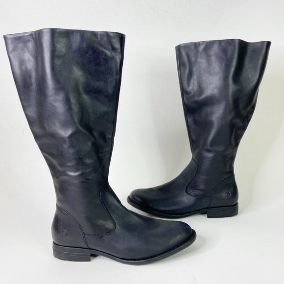 born riding boots wide calf